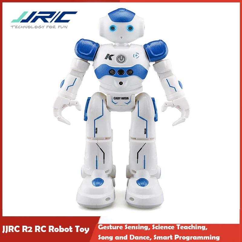 JJRC R2 USB Charging Singing Dancing Gesture  Control RC Robot For Kids Children Model Outdoor Toys remote control helicopter