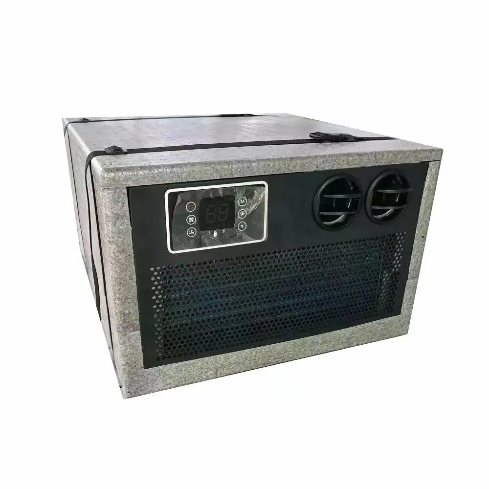 Treeligo Car Portable Electric Air Conditioner 24V Integrated Built-in Air Conditioner with Remote Control for RV Camper Truck
