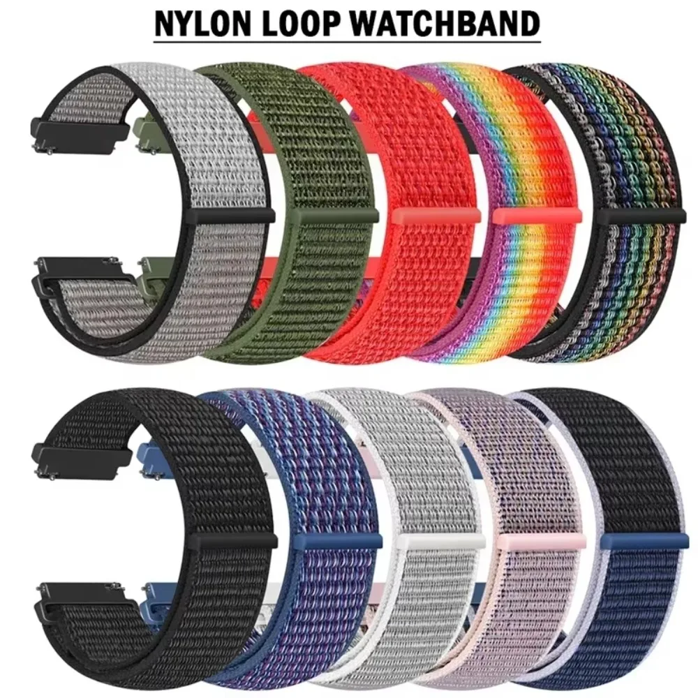 Breathable Nylon Loop Strap, 20mm/22mm - Universal Fit