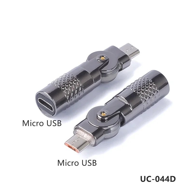 Revolving USB Type-C to Micro USB Adapter - High-Speed Charging & Data Transfer