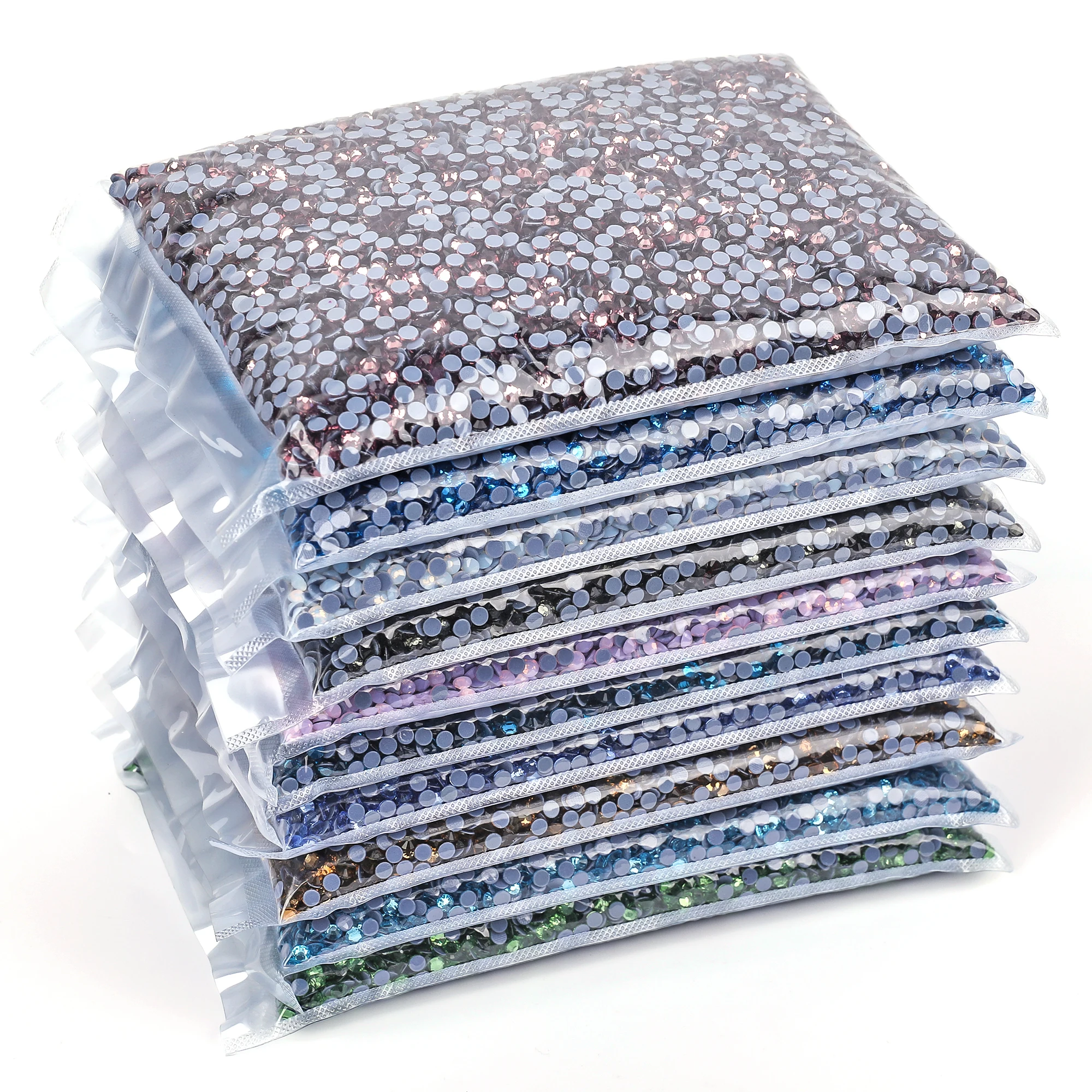 

Big Bulk Bag All Colors Wholesale Top Quality Better DMC Hotfix Rhinestones SS6-SS30 Crystal Hot Fix Rhinestone Garment