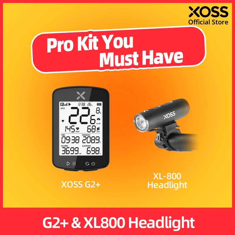 XOSS G2 GPS サイクルコンピュータ ワイヤレス サイコン USB充電