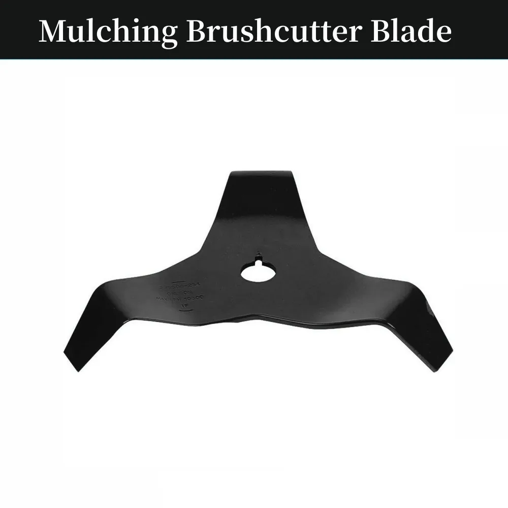 Universal Mulching Brushcutter Blade 3 Tooth Shredder Blade High Carbon Steel String Trimmer Parts Garden Tool