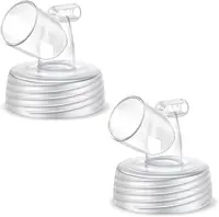 ขั้วต่อปากกว้างเข้ากันได้กับปั๊ม Spectra S1 S2 9 Plus เข้ากันได้กับ Medela PersonalFit Shield, Pumpin Pal Shield 1