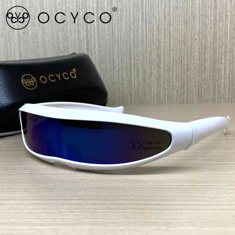 Xmen Sunglasses Men Women Brand Designer Special Memory Materials Laser Cyclops Travel Shield