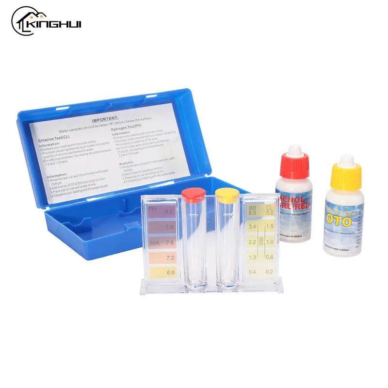 Ph Chlorine Water Test Kit Tester Hydrotool Testing Kit Swimming Pool Water Alkalinity Test