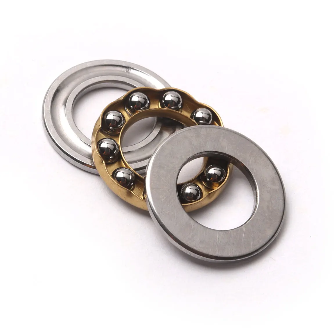 4 Sets Miniature Thrust Ball Bearings F8/F9/F10 Bearing Steel Plane Metal Axial Ball Bearing Thrust Bearings 8mm/9mm/10mm ball bearings metal shielded ball bearings linear bearing rod end bearing spherical bearings hybrid ceramic bearing oil bearing grooved bearing pulley bearing needle roller