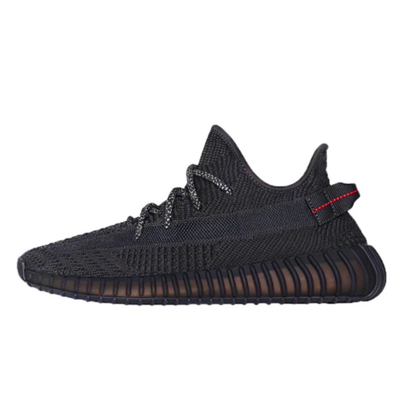 Adidas yeezy boost 350 V2 running shoes men women black static reflective causal sneakers outdoor sports trainers