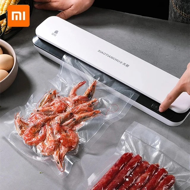 Xiaomi-自動真空包装機,食品保存用ヒートシーラー AliExpress