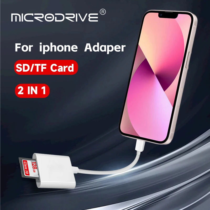ForIPhoneMultiCardReaderforLightningforSDCardMicroTFMemory