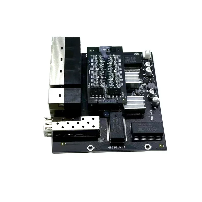 산업용 스위치 모듈, sfp, 10 포트, 100, 1000M, 8 포트, 802.3at, af, poe 입출력 48v, 2 포트, 업 링크, nvr, 1 포트