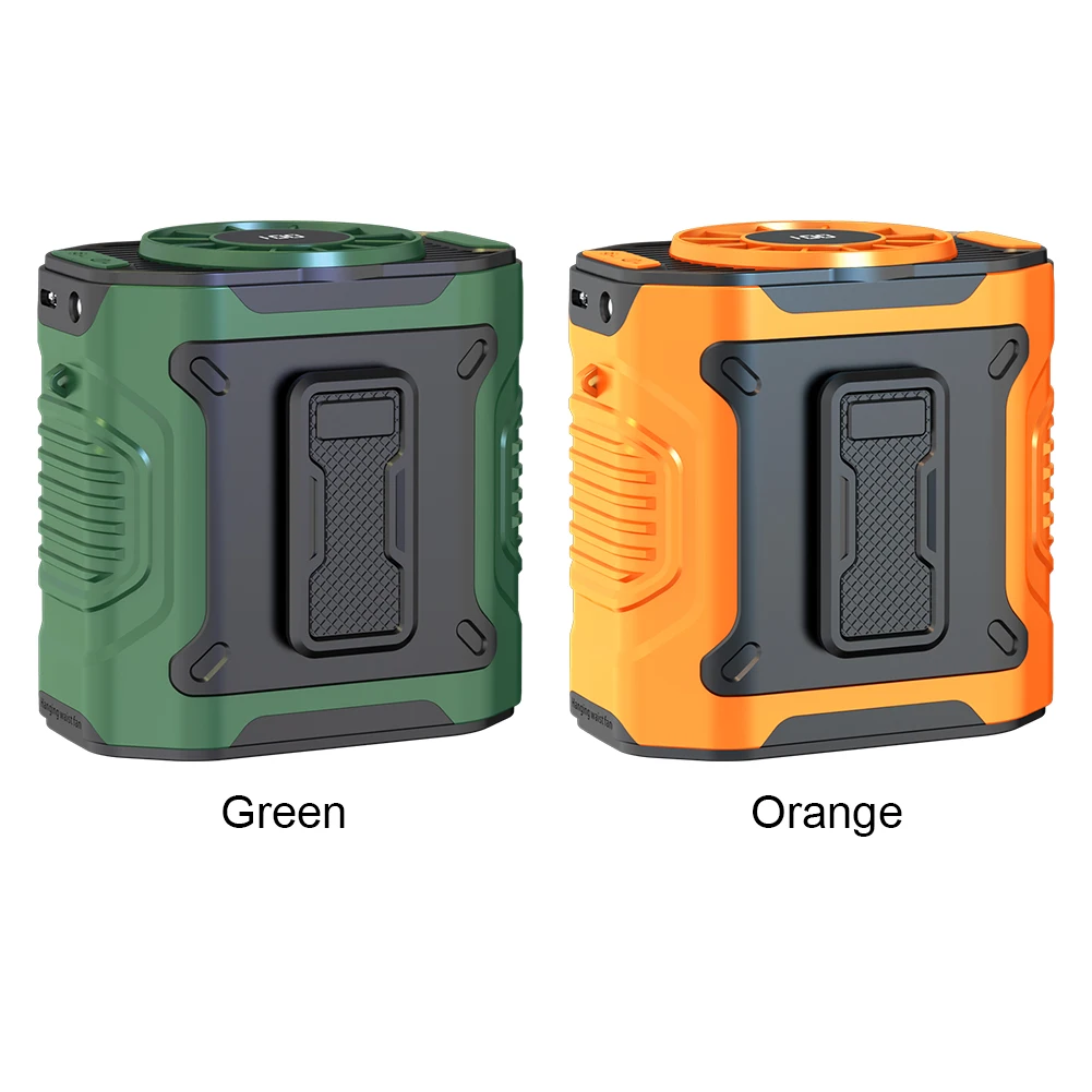 Rechargeable Portable Waist Fan with Flashlight for Outdoor Use