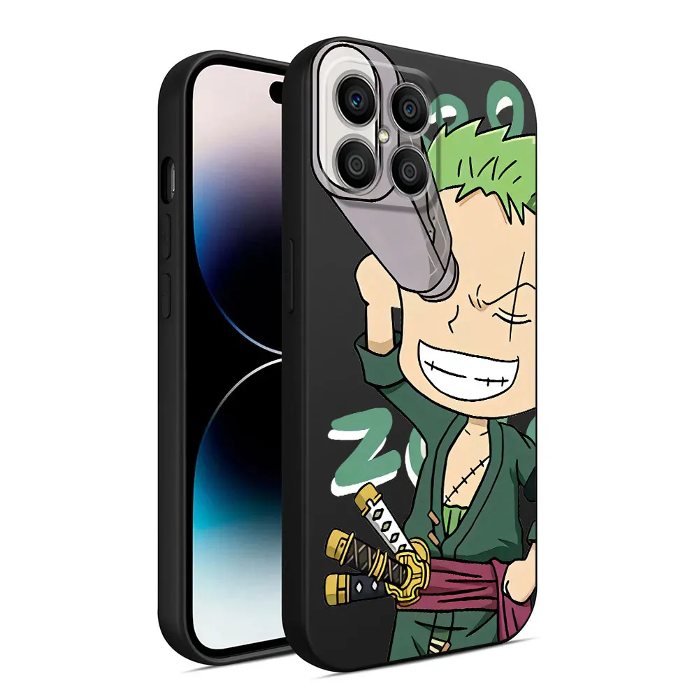 thumbnail image 1 of Funda para Honor 90 Lite 8X 20 70 X8 X8A X9a X7 X6 50 Magi C5 Pro 4, Funda de teléfono suave negra de Anime de una pieza, 1 of 5