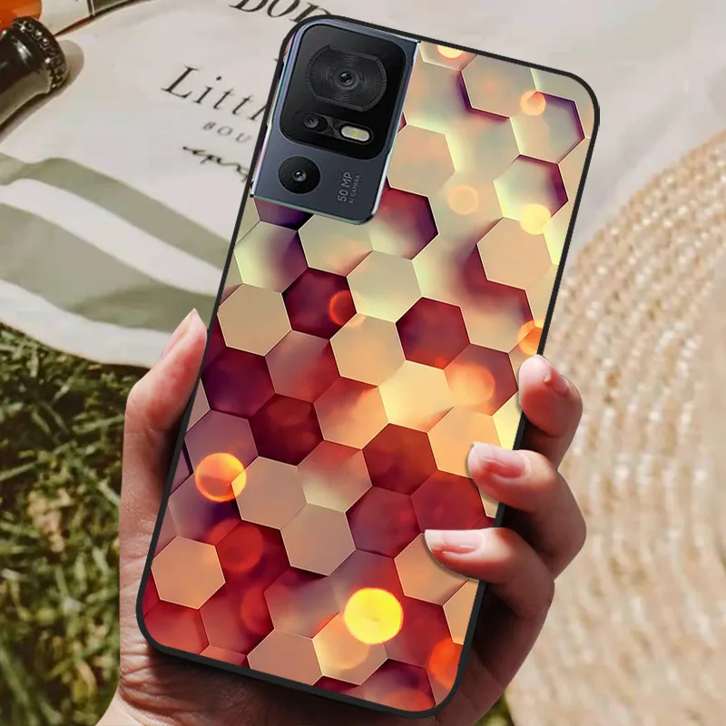 Soft Black Silicone TPU Phone Back Cover - 2023 Protective Bumper Shell