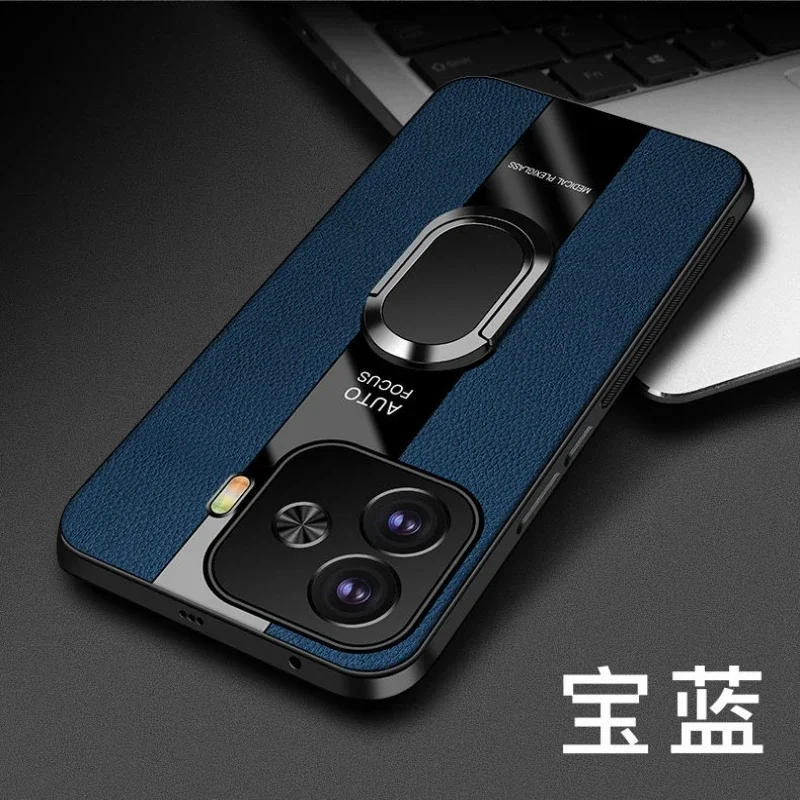 ل IQOO Z9 توربو المغناطيسي حلقة حامل غطاء ل VIVO Z...