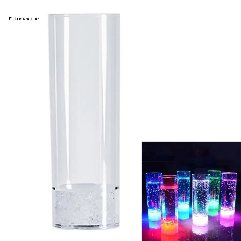 

for Creative LED Light Up Cups Automatic Flashing Drinking Cups Color Changing M Dropship