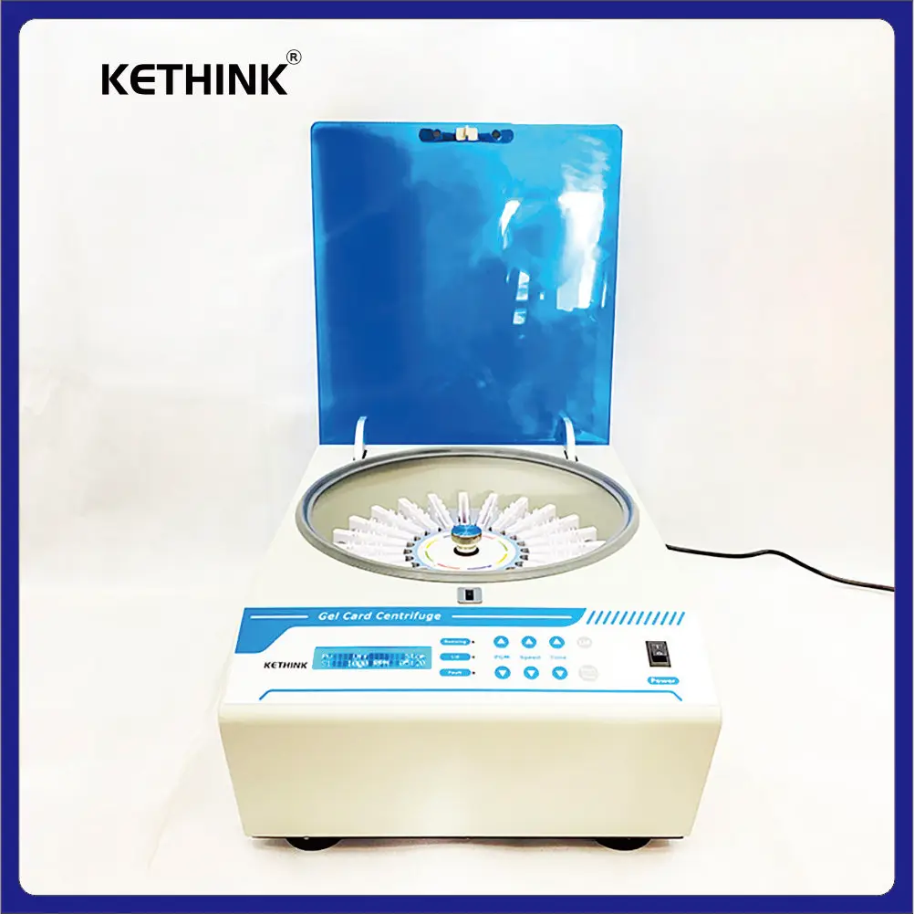 KETHINK KT-BMC1000-24 Blood Micro Column Gel Centrifuge for Red Blood Cell Washing Laboratory Scientific Equipment