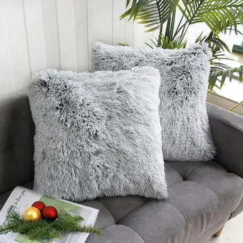 Luxury Faux Fur Pillow Cover 1