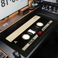 1pc 3D Cassette Music Tape Mouse Mat Desk Mat With Pad Gaming Accessories Prime Gaming XXL Keyboard Pad Padding Mat 1
