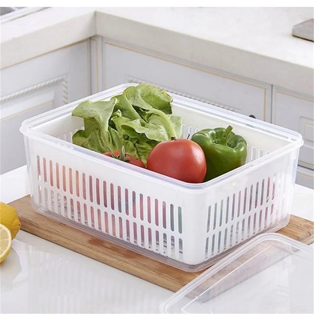 Kitchen Organization Fruits Vegetables  Plastic Kitchen Storage Containers  - New - Aliexpress