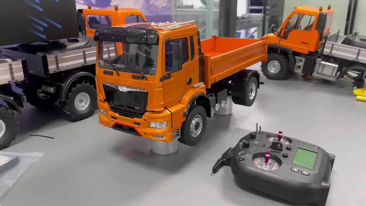 4x4 RC Truck 1/14 Hydraulic RC Dump Truck Metal Cab Model with