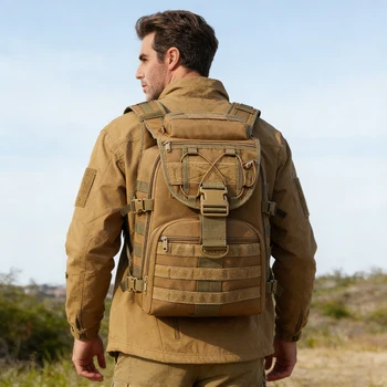 35L Large Capacity Men's Tactical Backpack Outdoor Camping Hunting Hiking Trekking Survival Bag Multifunctional Backpacks 1