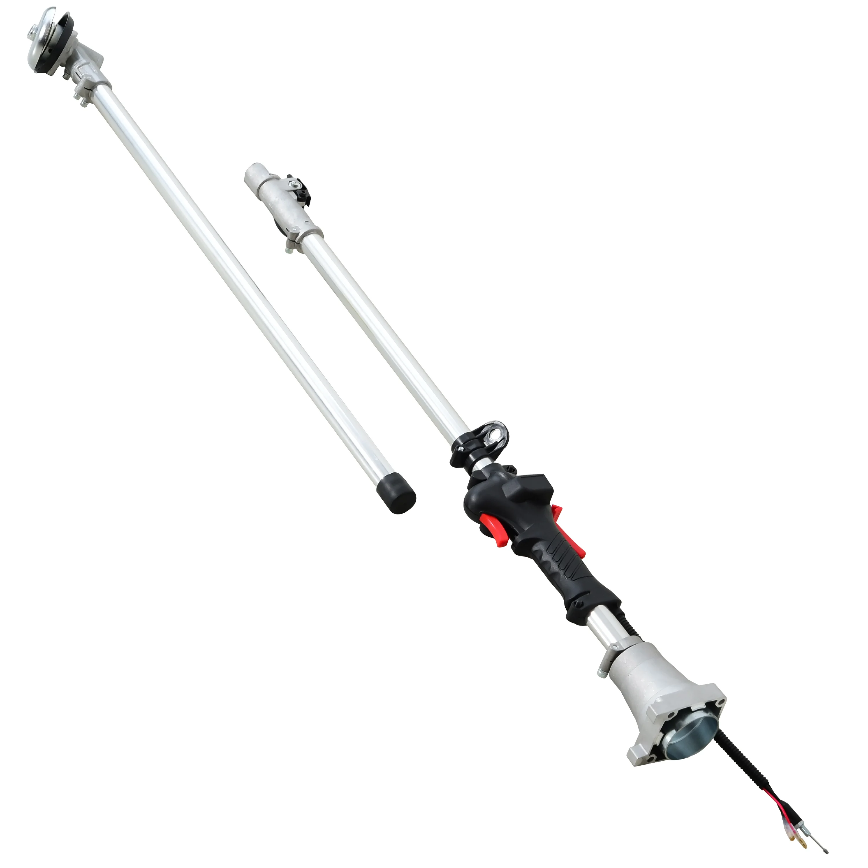 1E34F,26CC 브러시 커터 9T 샤프트 26mm 튜브 분할 샤프트 작업 파이프 기어박스, 클러치 하우징 블록 포함--58MM