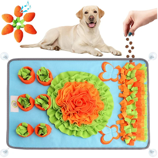 Interactive Dog Toys Snuffle Mat Dog Treat Puzzles for Small Dogs Leak Food  Anti Choking Mat Dog Training Blanket Nose Work Toy - AliExpress