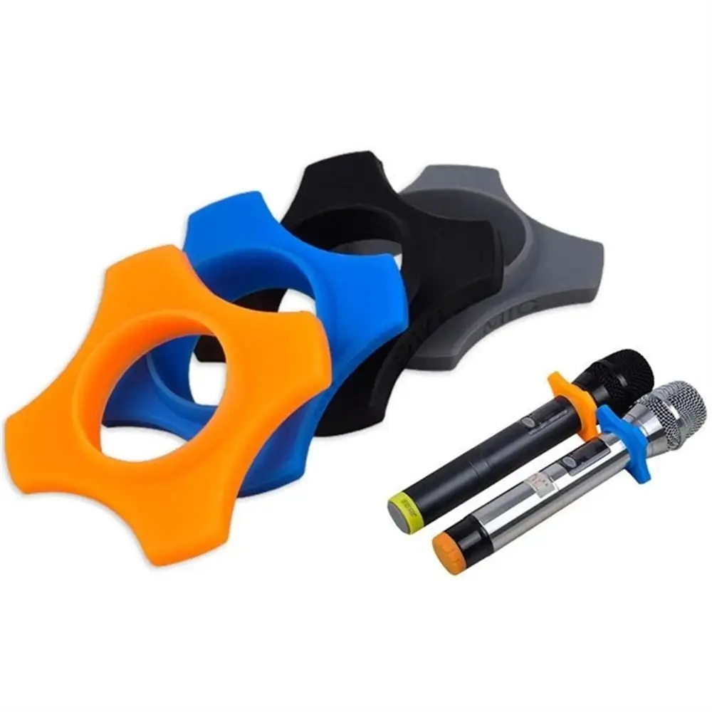Shakeproof Silicone Microphone Sleeves Microphone Holder Bottom Rod ...