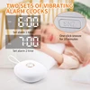 Alarm Clock Vibrating Alarm Clock For Heavy Sleepers Hearing Impaired Deaf Teens, Charge Operated For Travel Or Home Use 2