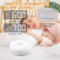 Alarm Clock Vibrating Alarm Clock For Heavy Sleepers Hearing Impaired Deaf Teens, Charge Operated For Travel Or Home Use 2