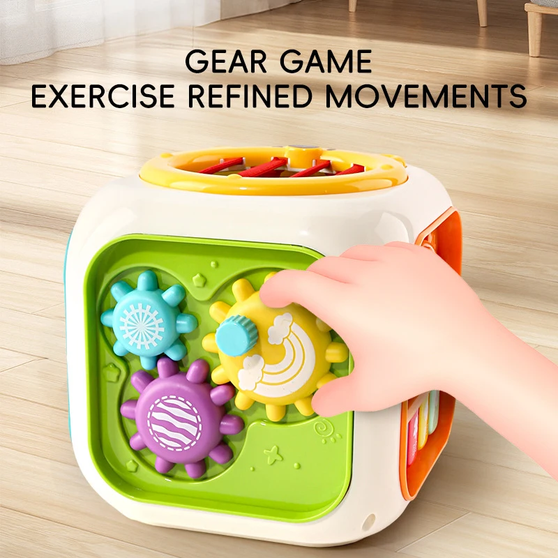 In Activity Cube For Babies And Toddlers With Music And Light