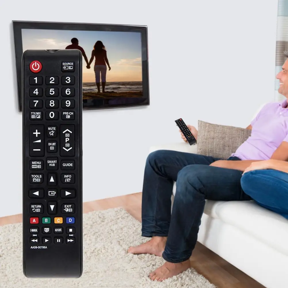 Remote Controller Comfortable Hand Feeling TV Remote Wear-resisting Remote-Control Portable TV Button IR Control