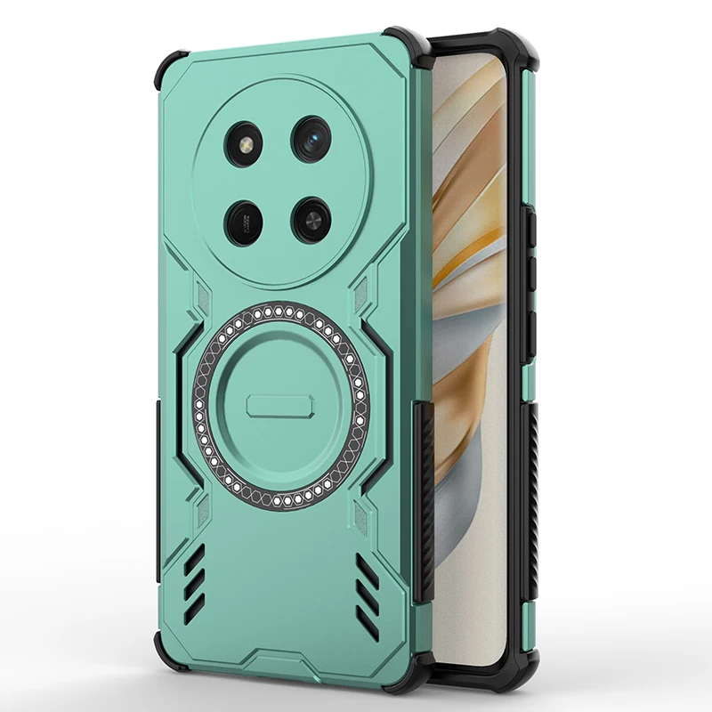 Shockproof Armor Protection Phone Case with Car Magnetic Holder