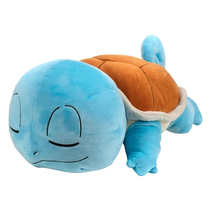 50cm Cute Pokemon Sleepy Squirtle Soft Plush Stuffed Toy Dolls Home Decor Christmas Gift For Child Kids new pokemon plush quaxly pokemon scarlet violet stuffed toy home decor christmas gift for child kids