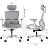 P2 Pro Ergonomic Office Chair, Office Chair with 3D Lumbar Support, Big and Tall Mesh Chairs with 3D Arms, Headrest & Comfortab 2
