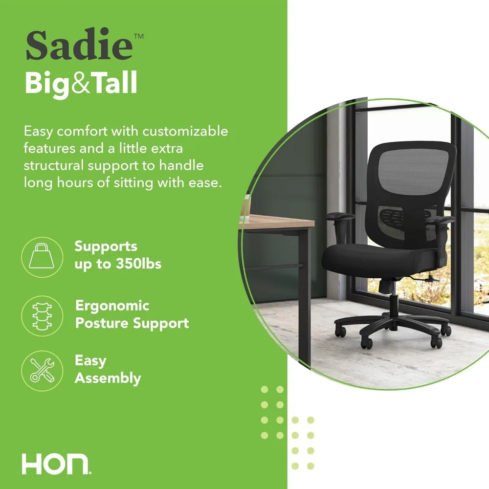 Desk Chair Hvst141 Sadie Big And Tall Office Computer Chair