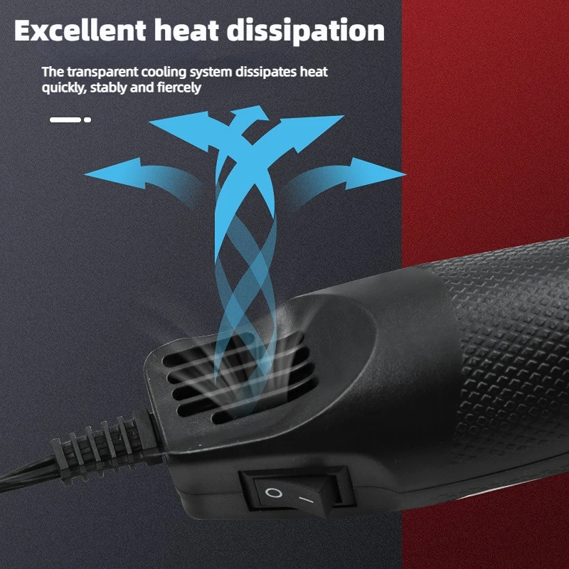 Hot Air Gun 220V Soldering Temperature Blower Gun DIY Crafts Electric Power Hot Dryer Mini Heat Gun For Shrink Tubing Car Wrap 3