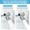 360° Rotating Kitchen Faucet Extender, Splash-Free Water Saving Nozzle, 22/24mm Universal Tap Adapter 2