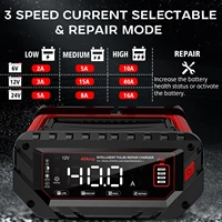 HTRC 40A/30A Car Battery Charger 6V/12V/24V LiFePO4 Car Charger for Lithium AGM GEL Lead-Acid Battery Charger for Car Motorcycle - Image 4
