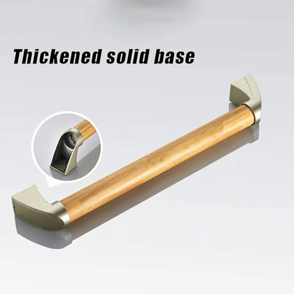 Wooden Bathroom Handrail Handle Designed For Safety And Comfort Strong Load-bearing Capacity