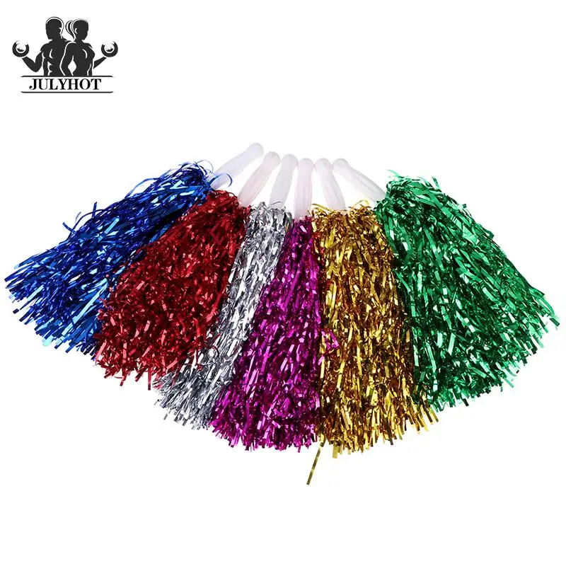 1PC Cheer Dance Sport Competition Cheerleading Pom Poms Flower Ball For For Football Basketball Match Pompon Children Use