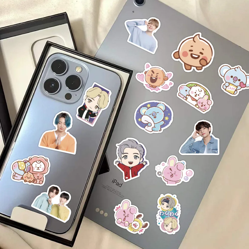 BTS Sugar V Jimin Cute Stickers KPOP Bangtan Boys Laptop Cellphone Decal  Sticker