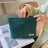 Corduroy Cosmetic Bag Large Capacity Women's Zipper Cosmetic Bag Hand Bag Wallet Travel Girl Cosmetic Storage Bag 1