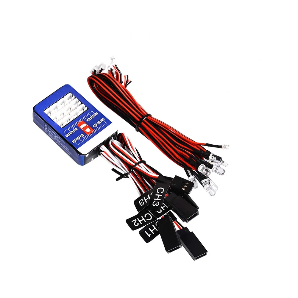 【現品限り‼️】ラジコン おもちゃ 競争 レース LIGHTAILING LED Rc 12 LED Lighting System Kit Smart Simulation Lights 1/10