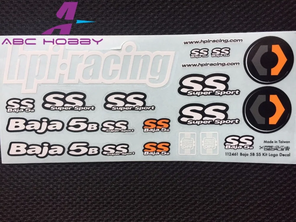 New 1/8 1/5 RC Crawler Car DIY Sticker HPI Racing Savage FLUX 4.6