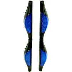 Set of 2 Blue Car Door Edge Protectors - Anti - Collision Reflectors & Scratch Guards