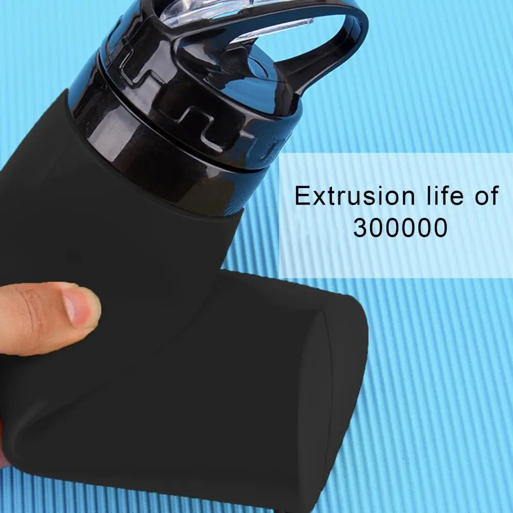 450ml Collapsible Water Bottle BPA Free Food Grade Leak Resistant Portable Travel Sports Foldable Water Bottle