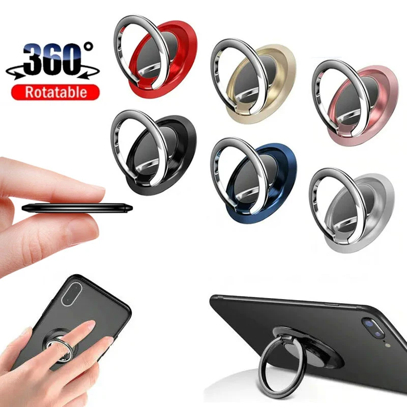 Mobile Phone Car Magnetic Mount Ring Holder Stand