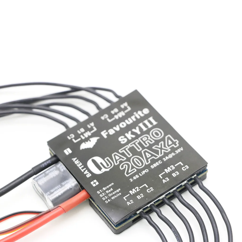 ESC 4 en 1 6A/12A/20A/30A pour micro moteurs brushless